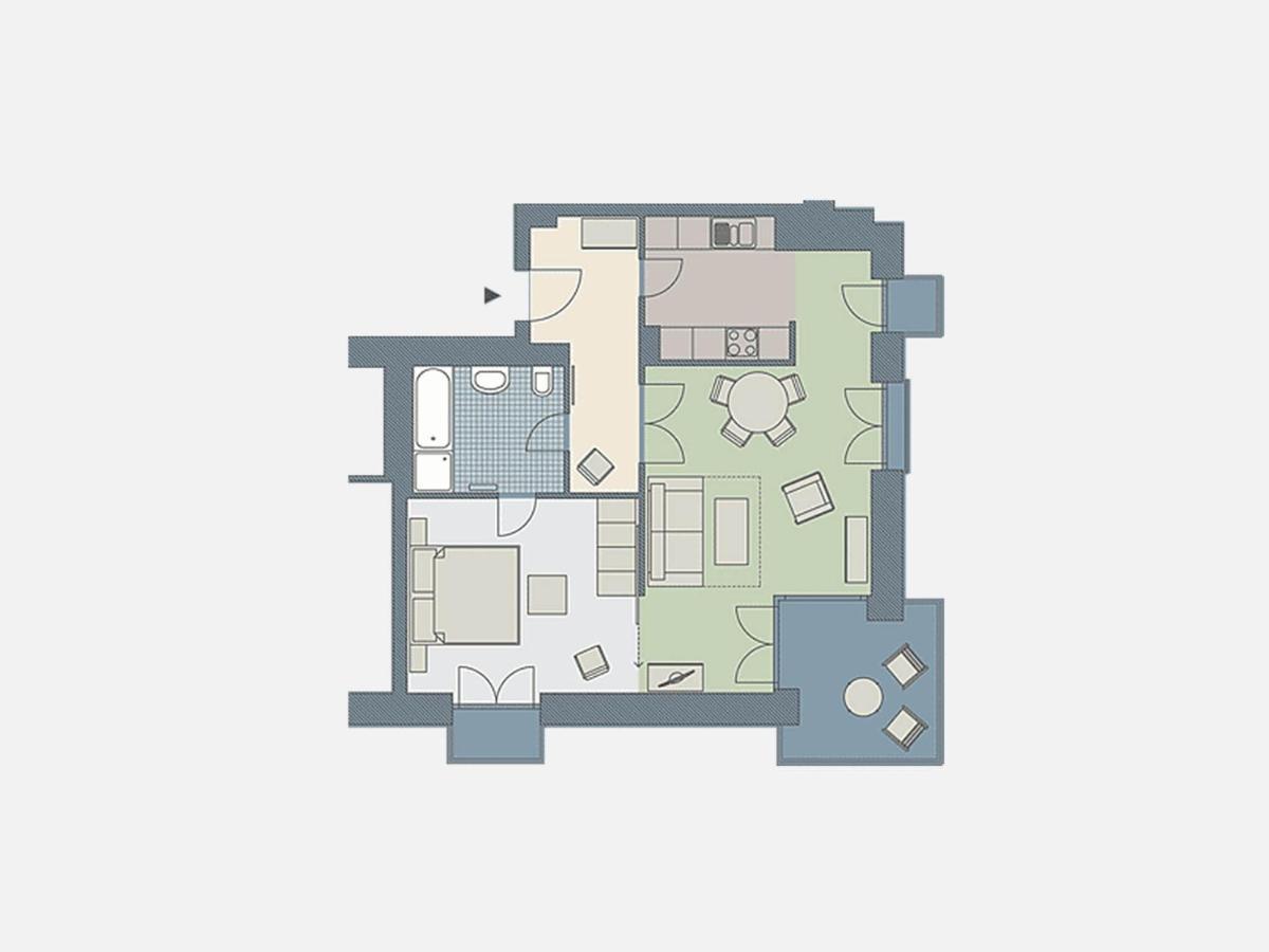 Kaiservillen Heringsdorf - Ferienwohnung Mit 1 Schlafzimmer Und Balkon D211 Экстерьер фото